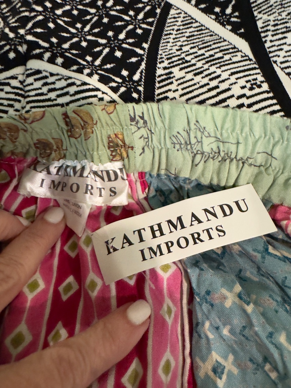 NWT Kathmandu Imports Patchwork Maxi Skirt - OSFA - Picture 4 of 4